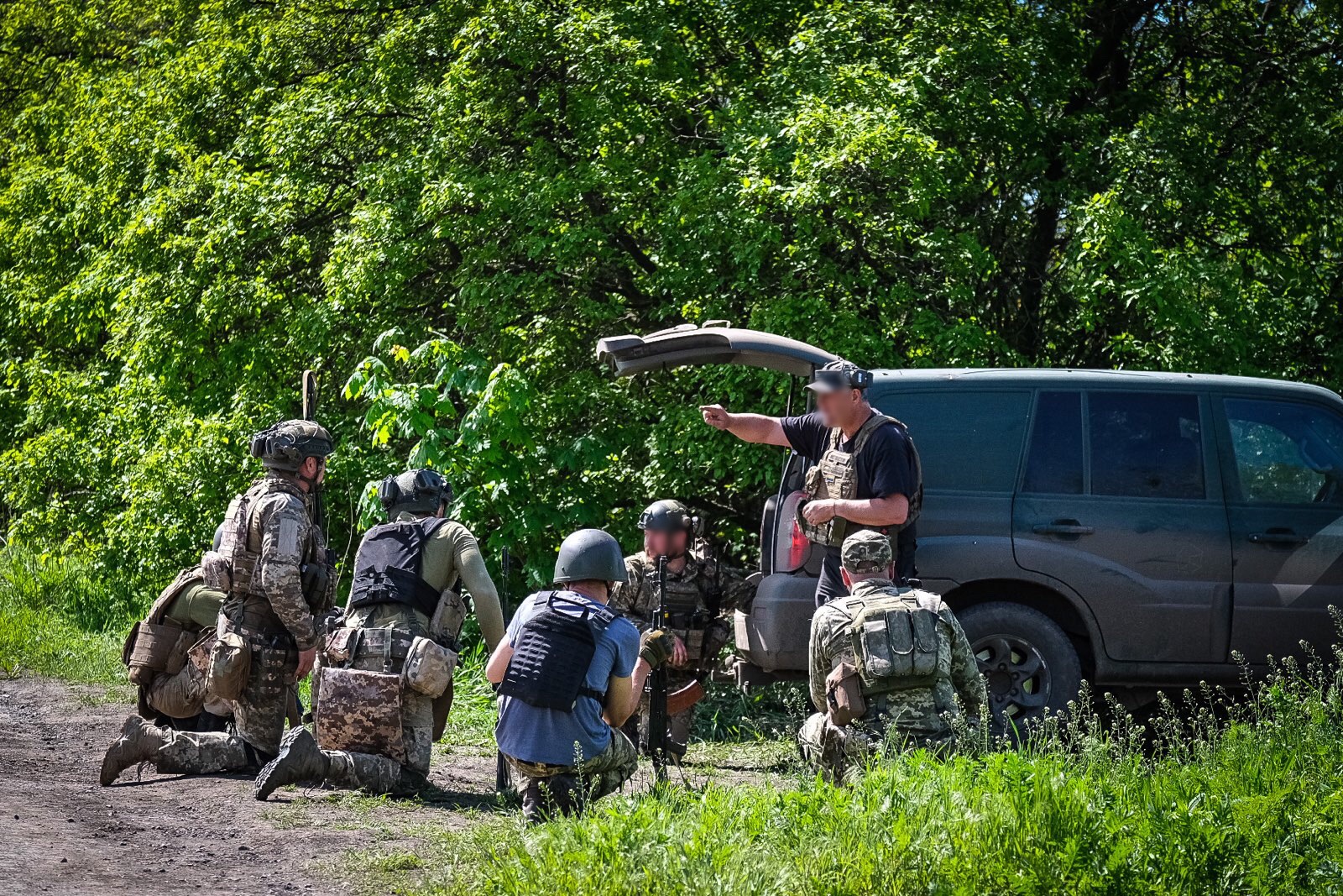 Military training. Konstantynivka, Donetsk region